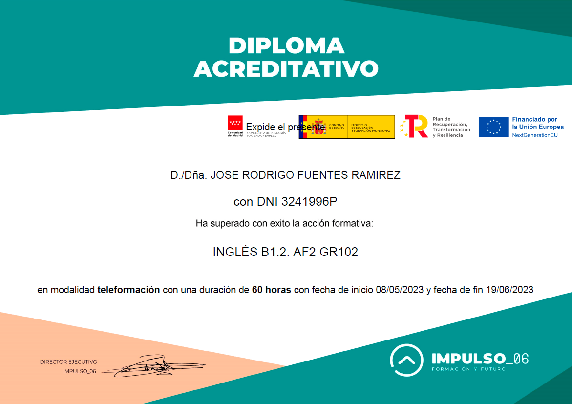 Certificado OEP