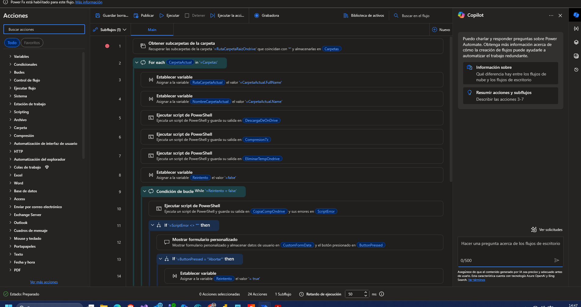 Automatización del proceso de compresión y gestión de archivos en SharePoint